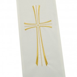 Stola Bicolore con Ricamo