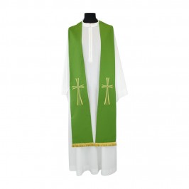 Stola Bicolore con Ricamo