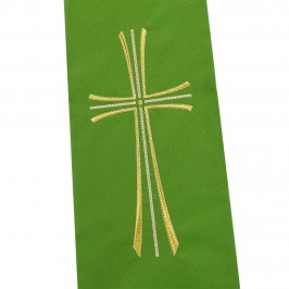 Stola Bicolore con Ricamo