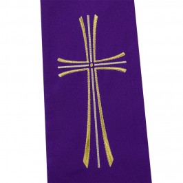 Stola Bicolore con Ricamo