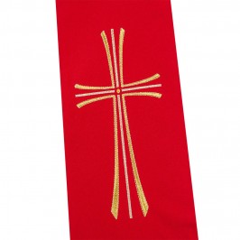 Stola Bicolore con Ricamo