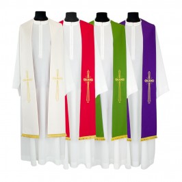 Stola Bicolore Ricamata