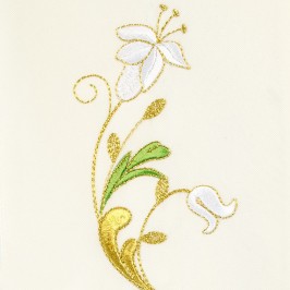 Stola Sacerdotale con Ricamo Mariano