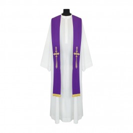 Stola per Sacerdote con Croce Ricamata