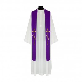 Stola per Sacerdote con Croce Ricamata