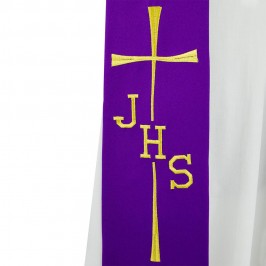 Stola per Sacerdote con Croce Ricamata