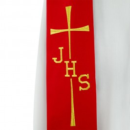 Stola per Sacerdote con Croce Ricamata