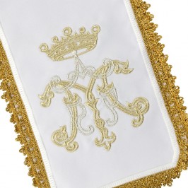 Copri Pisside con Ricamo Mariano