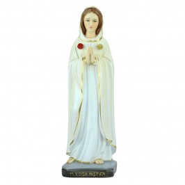 Statua Madonna Rosa Mistica cm 38
