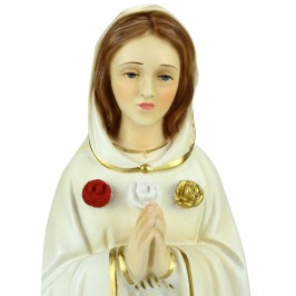 Statua Madonna Rosa Mistica cm 38