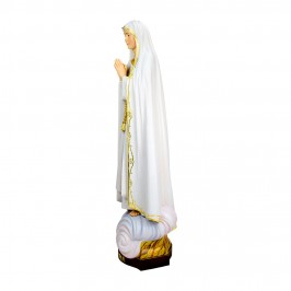 Statua Madonna di Fatima con Corona in Legno