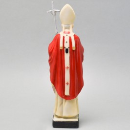 Statua Giovanni Paolo II Casula Rossa 21 cm