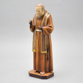 San Pio legno cm. 20