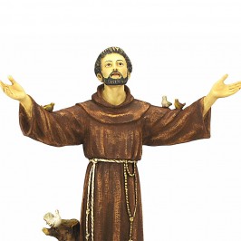 Statua San Francesco Fontanini 50 cm