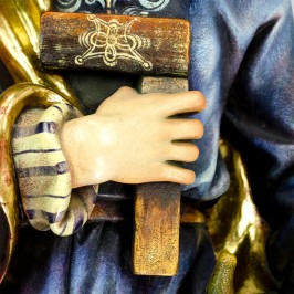Statua San Giuseppe Artigiano in Legno