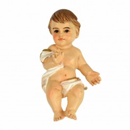 Bambino Gesù su Base in Legno