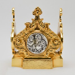 Coppia candelieri ottone