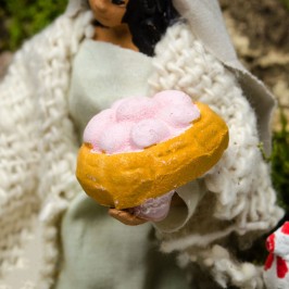 Donna con Galline Presepe Movimento