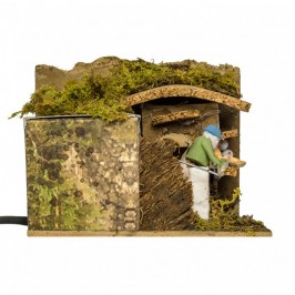 Fornaio Presepe Movimento