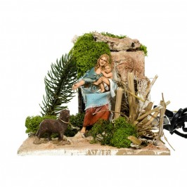 Donna con Bimbo in Braccio