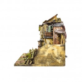 Presepe con Borgo, Luci e Fontana