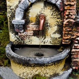 Presepe con Borgo, Luci e Fontana