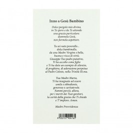 Immaginetta Inno a Gesù Bambino