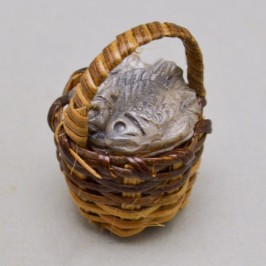 Cestino in Vimini con Pesci