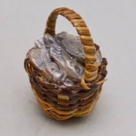 Cestino in Vimini con Pesci
