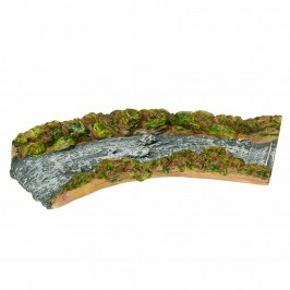 Ruscello Presepe con Curva Destra