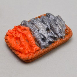 Cestino Rettangolare con  Pesci