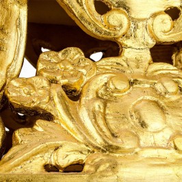 Tronetto in Legno Intagliato