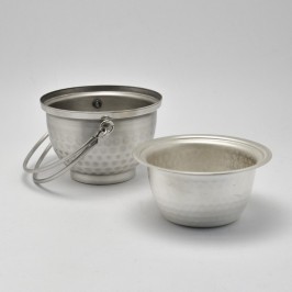 Secchiello Ottone Argentato