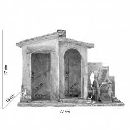 Mulino in Resina per il Presepe