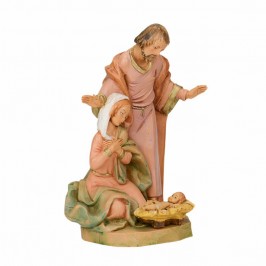 Sacra Famiglia per il Presepe 15cm