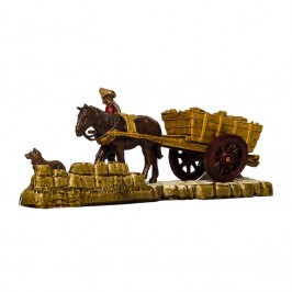 Carrettiere con Carro di Legna