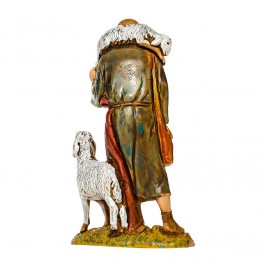 Pastore con Pecorelle per il Presepe