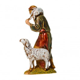 Pastore con Pecorelle per il Presepe