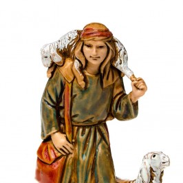 Pastore con Pecorelle per il Presepe