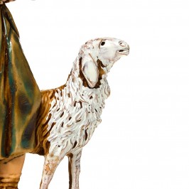 Pastore con Pecorelle per il Presepe