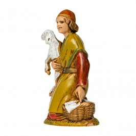 Uomo in Ginocchio per il Presepe