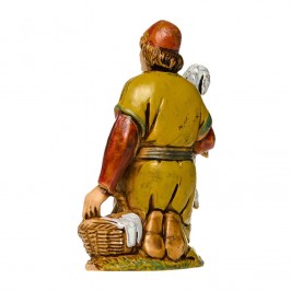 Uomo in Ginocchio per il Presepe