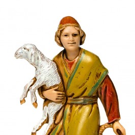 Uomo in Ginocchio per il Presepe