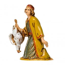 Uomo con Gallina per il Presepe