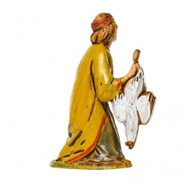 Uomo con Gallina per il Presepe