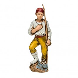 Pescatore con Canna da Pesca del Presepe