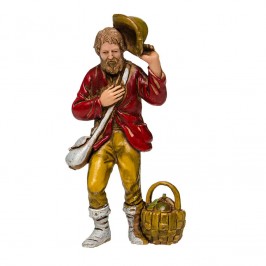 Pastore con Cappello per il Presepe