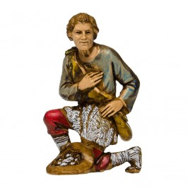 Pastore Inginocchiato per il Presepe