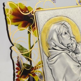 Quadretto Legno Madonna del Ferruzzi