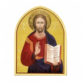 Quadretto Cristo In Legno